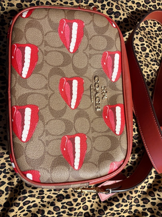 Coach Handbags - Coach X Tom Wesselmann Lips Crossbody Bag NWOT